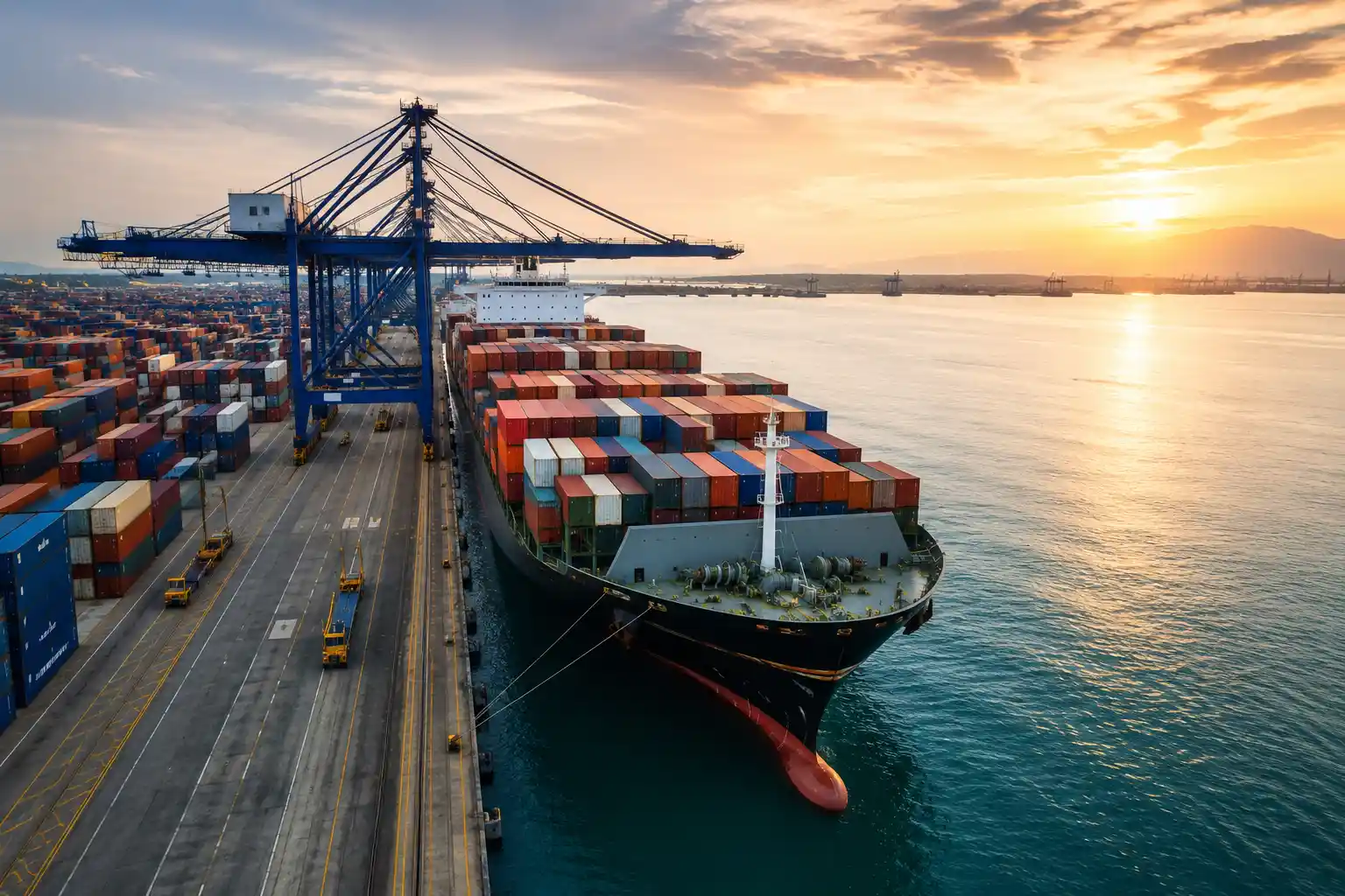 Coordination with Sea Freight for Imported Heavy Equipment
