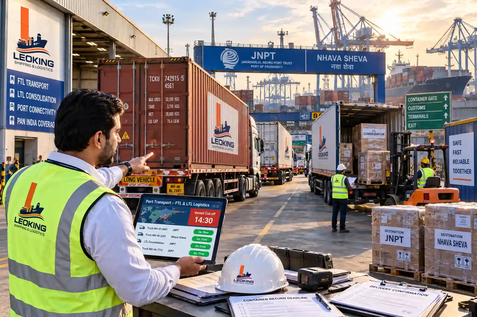 Road Transport Services in India — FTL and LTL Logistics